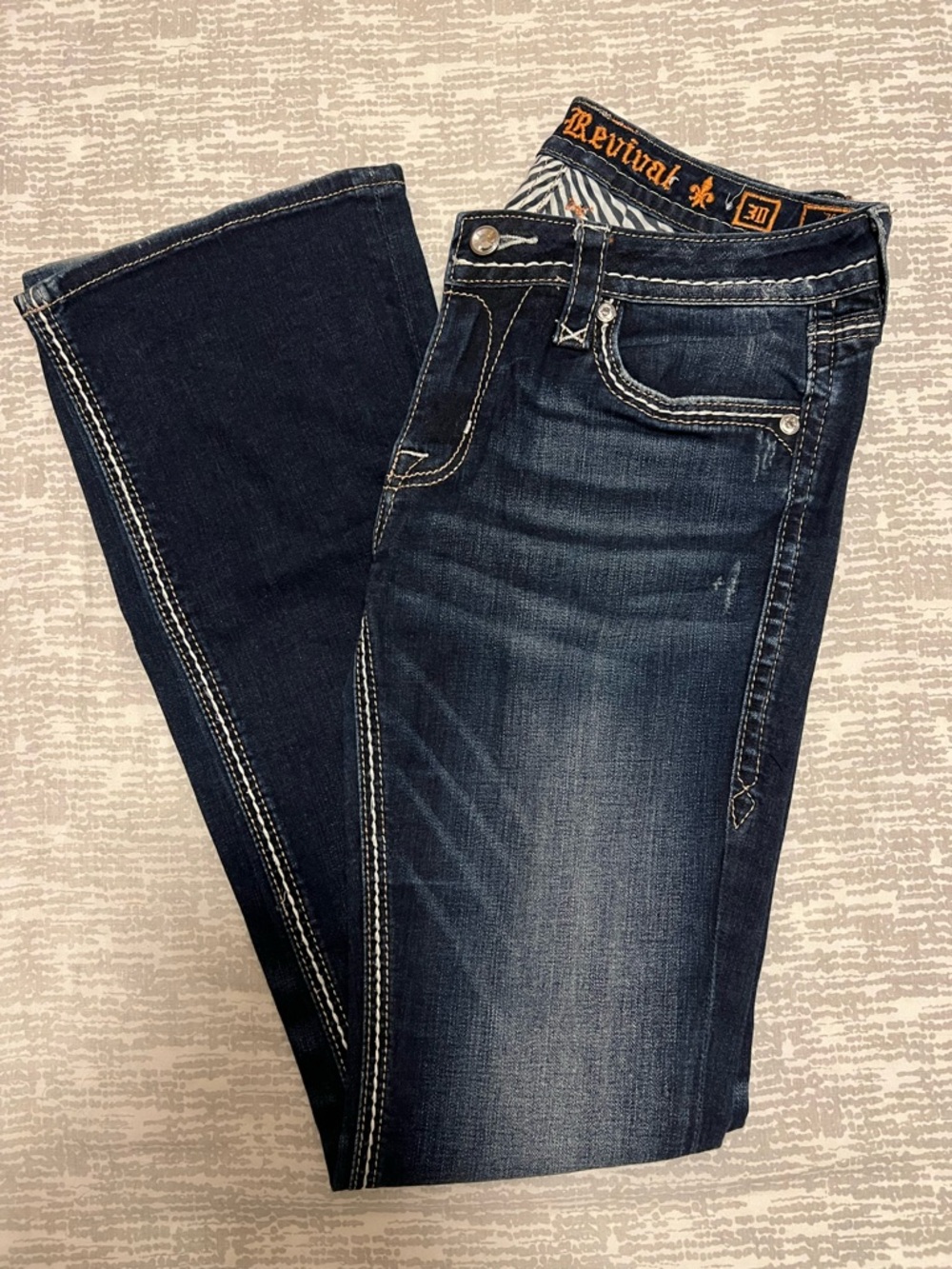 Rock Revival Women's Dark Indigo Bootcut Jeans